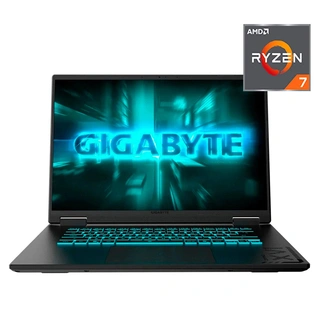 Ноутбук Gigabyte GAMING A16 AMD Ryzen 7 260 16GB / SSD 1TB / GeForce RTX RTX5060 8GB / NO OS / 3VHK3KZ894SD