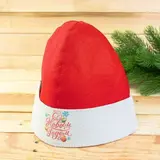 Шапка Деда Мороза банная "Зимняя банька!"  - фото 2