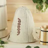 Шапка для бани и сауны "Казахский колпак"  - фото 2