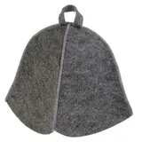 Шапка банная "Классическая" серая, войлок  - фото 2