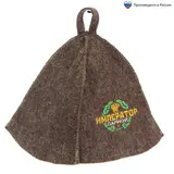 Шапка банная с вышивкой "Император Парной" 