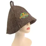 Шапка банная с вышивкой "Император Парной"  - фото 3