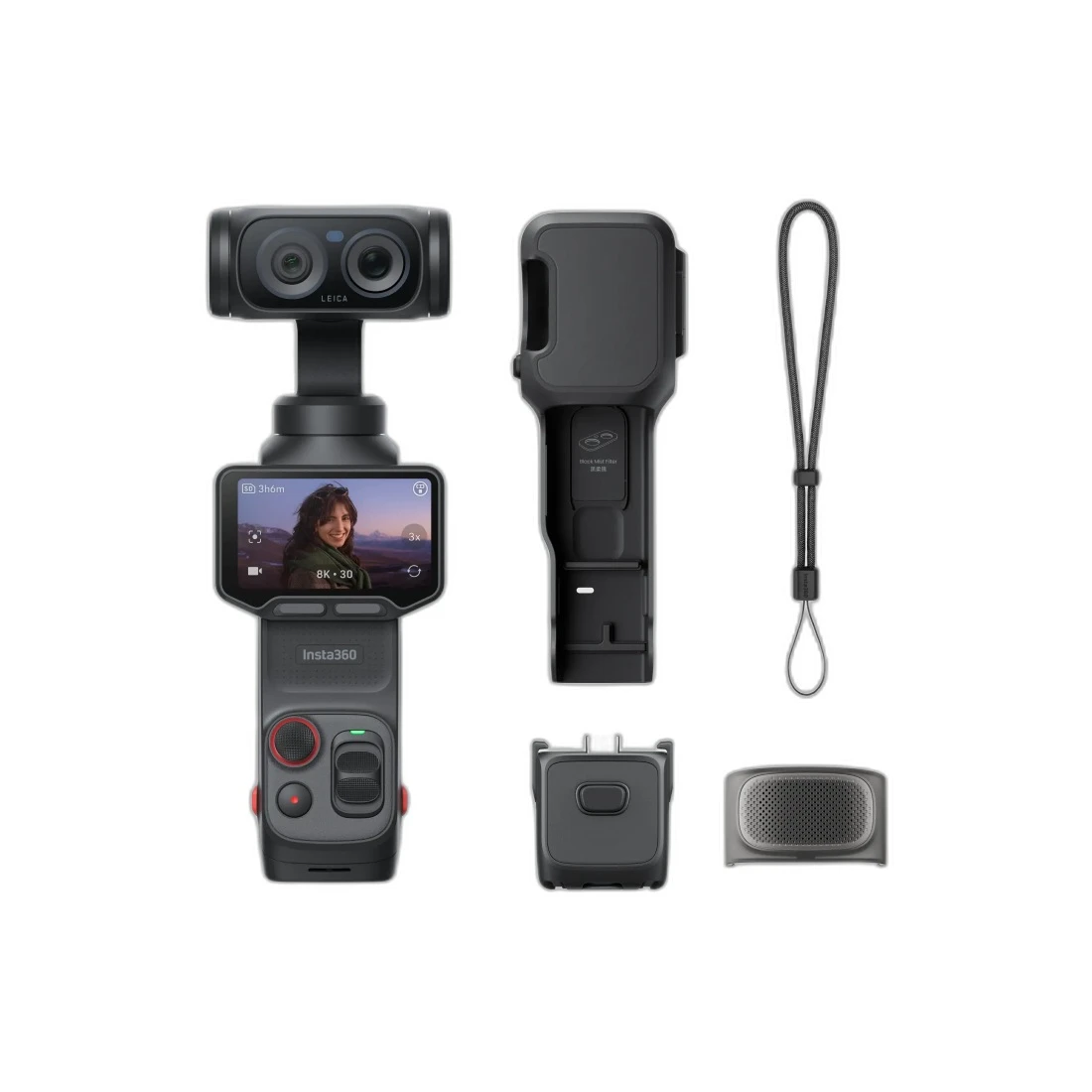 Экшн-камера Insta360 Luna Ultra Standard Bundle Cosmic Black Luna Ultra Standard Bundle (Cosmic Black)