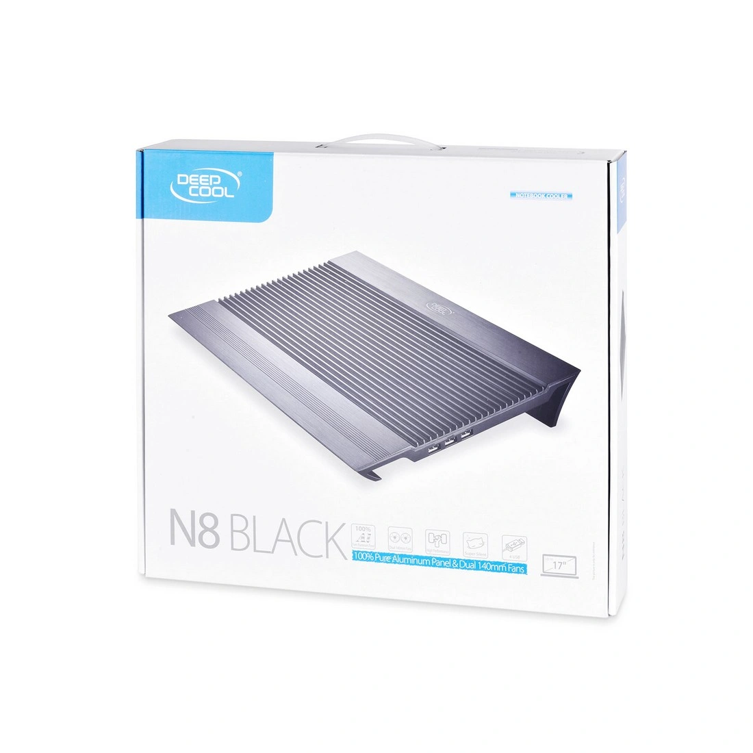 Охлаждающая подставка для ноутбука Deepcool N8 .17" N8 Black - фото 8