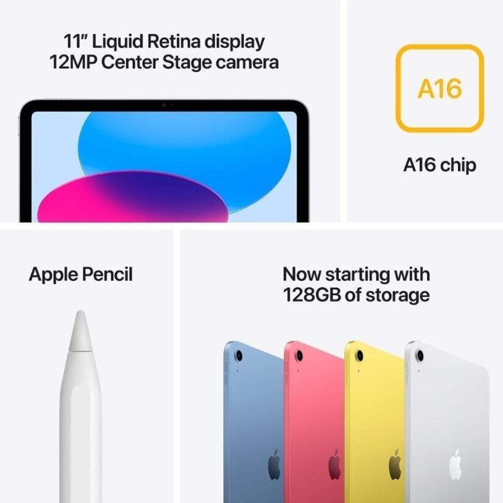 Планшет Apple iPad 11" (2025) 6/128GB Wi-Fi Silver (MD3Y4QA/A) - фото 5