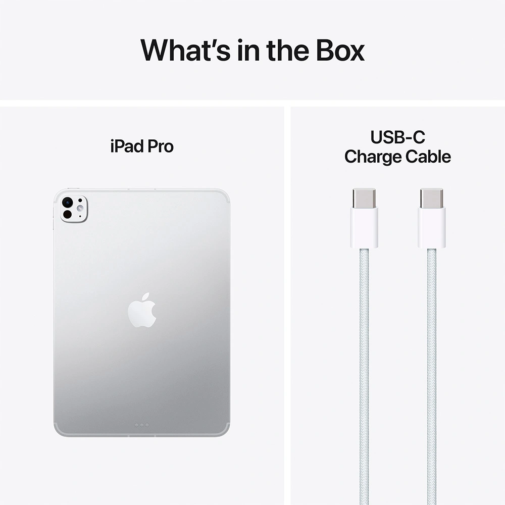 Планшет Apple iPad Pro 11" (2025) 16/1TB Wi‑Fi + Cellular, Standard glass, Silver (ME2V4QA/A) - фото 9