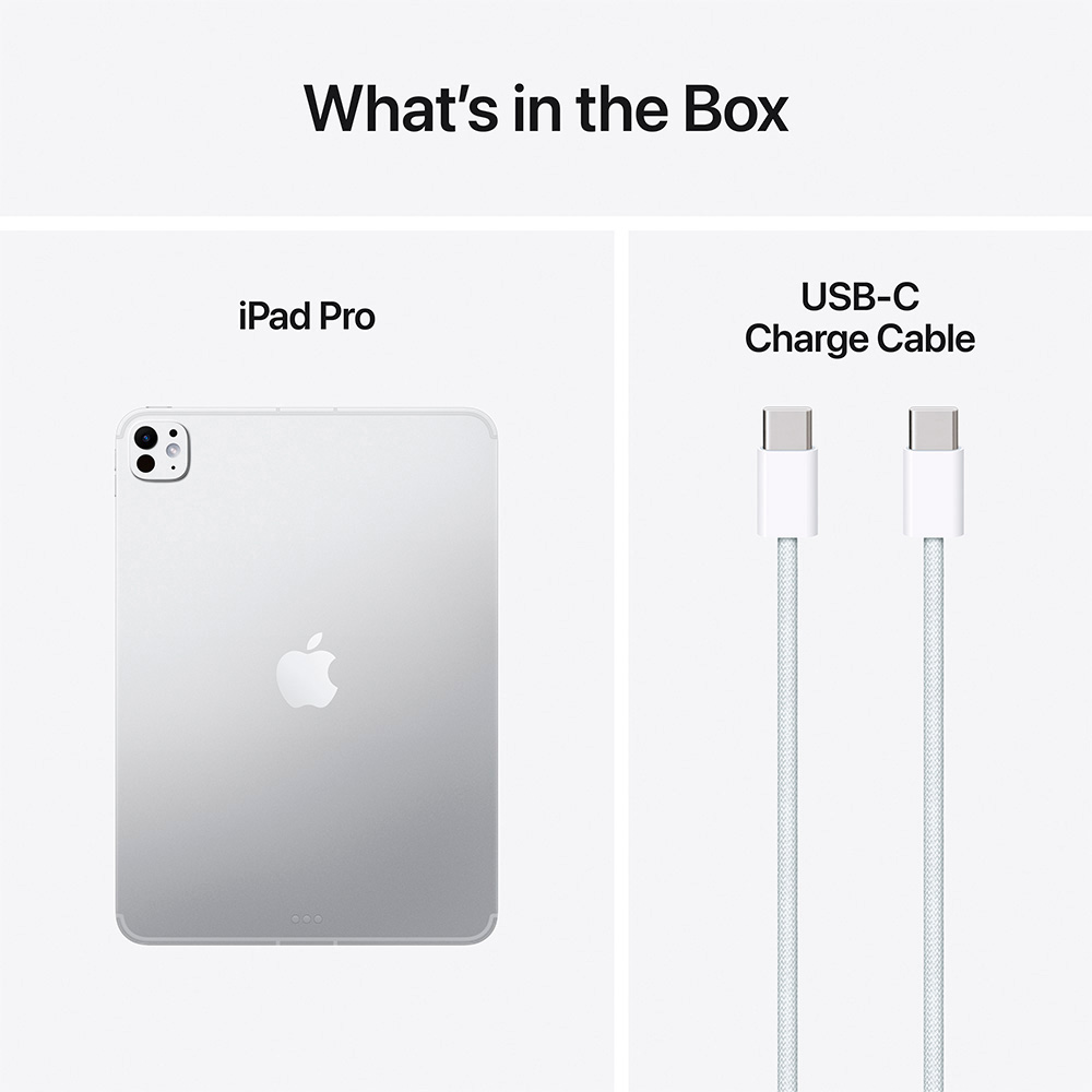 Планшет Apple iPad Pro 11" (2025) 16/2TB Wi‑Fi + Cellular, Nano-texture glass, Silver (ME6D4QA/A) - фото 9