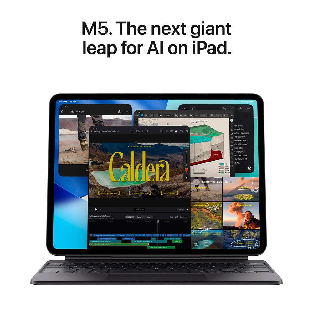 Apple планшеті iPad Pro 11" (2025) 16/2TB Wi‑Fi + Cellular, Standard glass, Space Black (ME2Y4QA/A) - фото 4