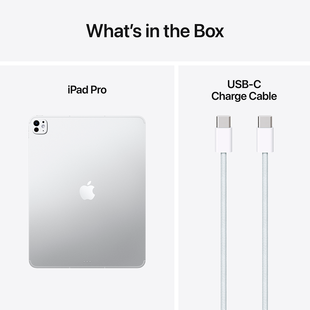 Планшет Apple iPad Pro 13" (2025) 12/256GB Wi‑Fi + Cellular, Standard glass, Silver (ME7X4QA/A) - фото 9