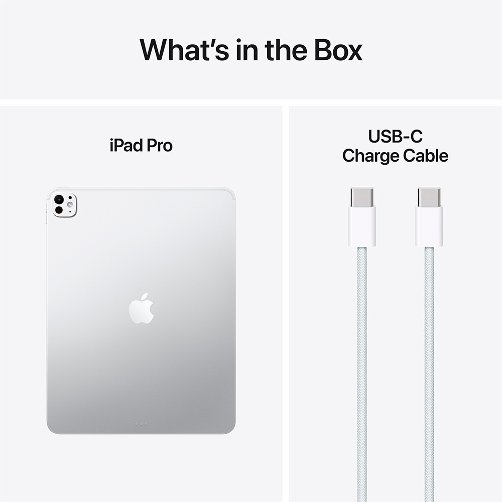 Планшет Apple iPad Pro 13" (2025) 16/2TB Wi‑Fi, Standard glass, Silver (MDYU4QA/A) - фото 9