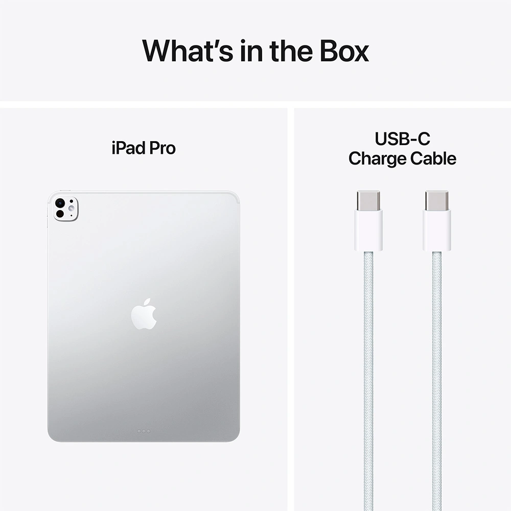 Планшет Apple iPad Pro 13" (2025) 16/2TB Wi‑Fi, Standard glass, Silver (MDYU4QA/A) - фото 9
