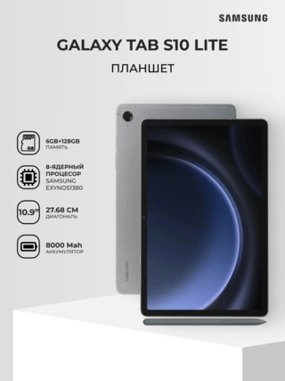 Планшет Samsung Galaxy Tab S10 Lite 6/128Gb Gray - фото 2