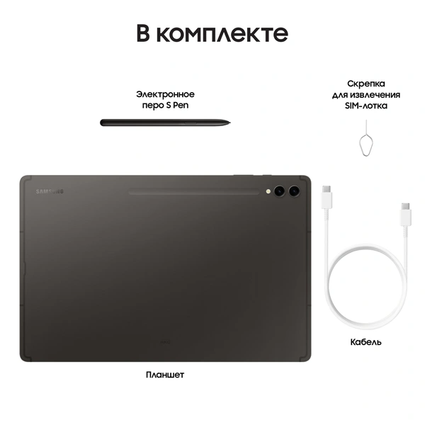 Планшет Samsung Galaxy Tab S9 Ultra 14.6" 5G 12/256GB Graphite - фото 14