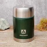 Термос "Арктика", 800 мл, вакуумный, с широким горлом, в чехле, зелёный  - фото 5