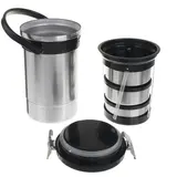 Термос для еды "Экспресс" с широким горлом, 1.5 л (3 секции × 0.5 л), 74 °С, 6 ч