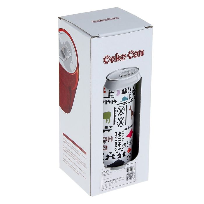 Термос "Coke Can", 400 мл, 7х18 см 