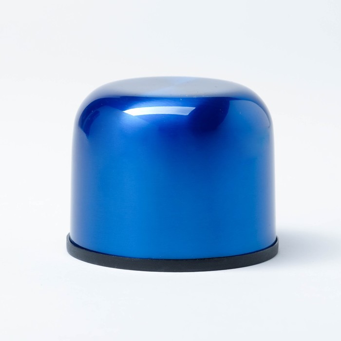 Термос "Мастер К", 1 л (Гарантия 5 лет), сохраняет тепло 24 ч, синий 