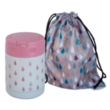 Термос Iris Barcelona Kids Drops 8370-IR 0,35л розовый  - фото 2