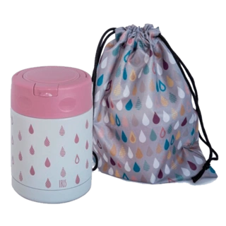 Термос Iris Barcelona Kids Drops 8370-IR 0,35л розовый 