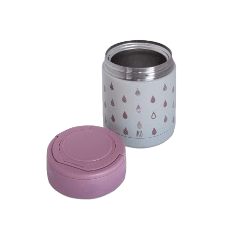 Термос Iris Barcelona Kids Drops 8370-IR 0,35л розовый  - фото 3