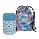 Термос Iris Barcelona Kids Clouds 8370-IA 0,35л голубой  - фото 2