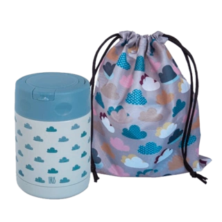 Термос Iris Barcelona Kids Clouds 8370-IA 0,35л голубой 