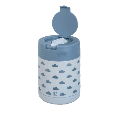 Термос Iris Barcelona Kids Clouds 8370-IA 0,35л голубой  - фото 4