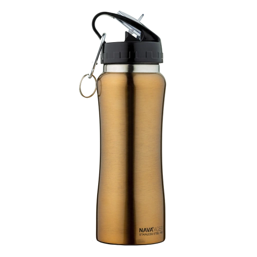 Термобутылка Nava 10-146-020 350мл золотистая  - фото 2