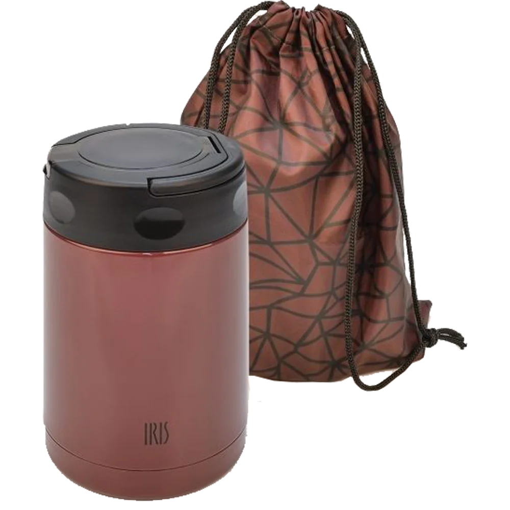 Термос Iris Barcelona 8359-IB 0,5 л бордовый  - фото 2
