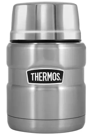 Термос для еды Thermos King SK-3000 SBK 655332 470мл Silver  - фото 2