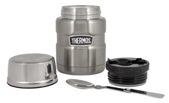 Термос для еды Thermos King SK-3000 SBK 655332 470мл Silver  - фото 4
