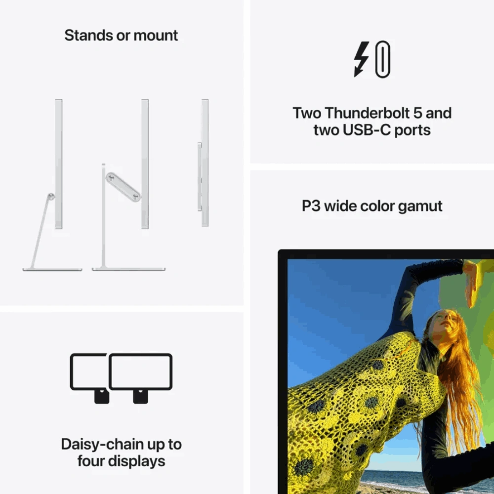 Монитор Apple Studio Display - Standard glass MFEX4RU/A - фото 7