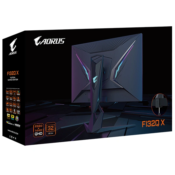 Монитор Gigabyte Aorus FI32QX-EK - фото 9
