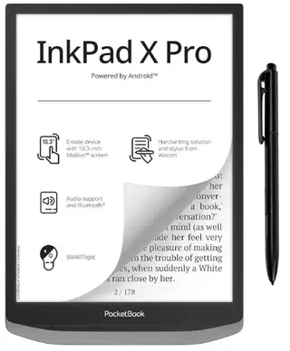 Электронная книга PocketBook InkPad X Pro PB1040D-M-WW 10.3" Mist Grey  - фото 4