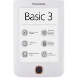Электронная книга PocketBook 614 Basic 3 PB614-2-D-CIS White
