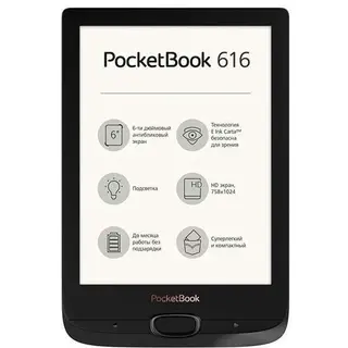 Электронная книга PocketBook 616 PB616-H-CIS Black