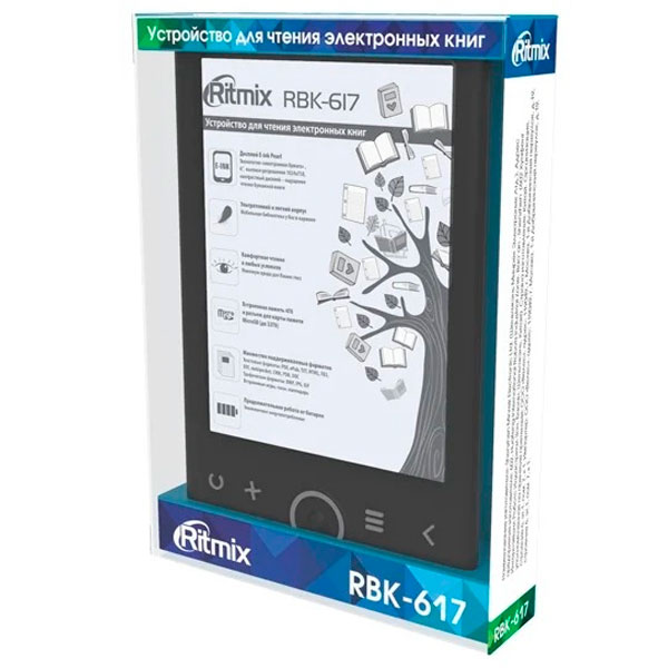 Ritmix электронды кітабі RBK-617 Black