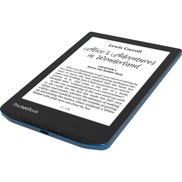 PocketBook электрондық кітабы PB634-A-CIS azure