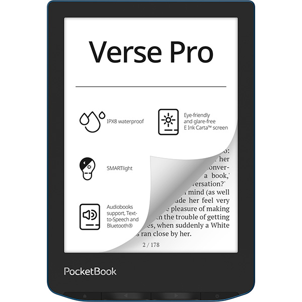Электронная книга PocketBook PB634-A-CIS azure