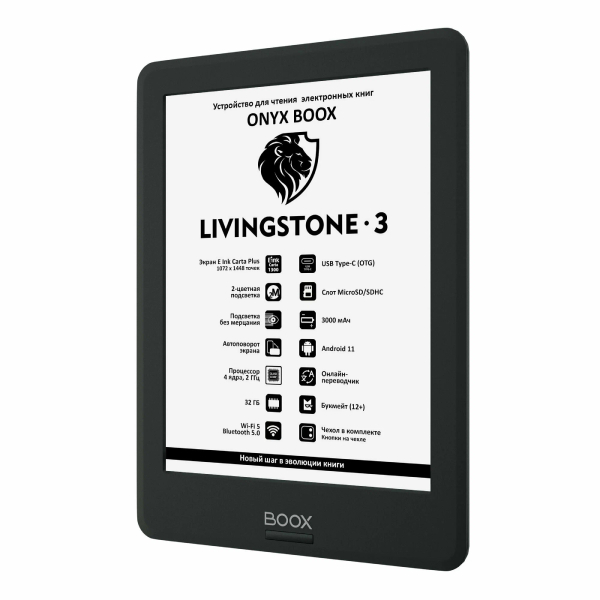 Электронная книга Onyx Boox Livingstore 3 черный - фото 3