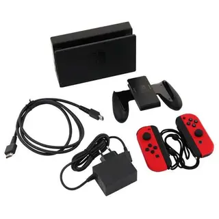 Игровая консоль Nintendo Switch (красный) + Super Mario Odyssey