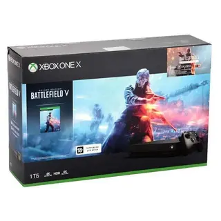 Игровая консоль Microsoft Xbox One X 1TB + Battlefield V Deluxe Edition