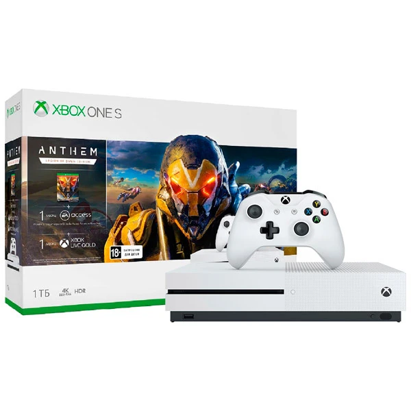 Игровая консоль Microsoft Xbox One S 1 ТБ + Anthem