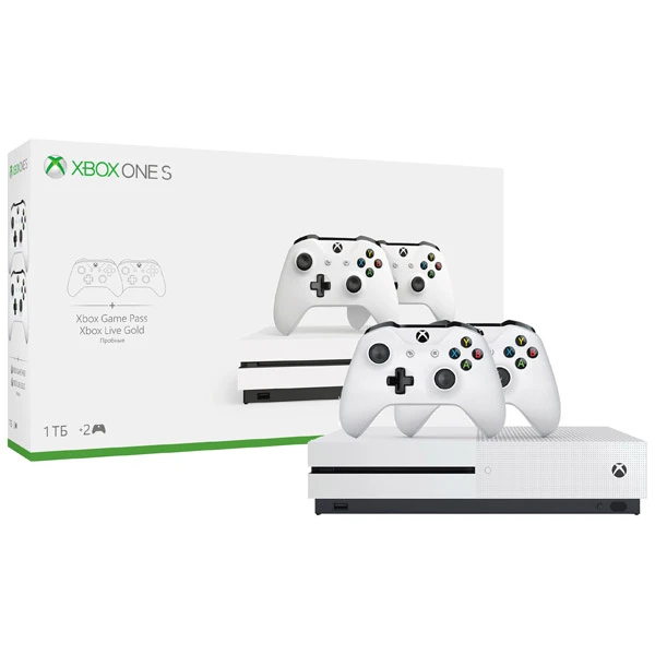 Игровая консоль Microsoft Xbox One S 1 ТБ + геймпад