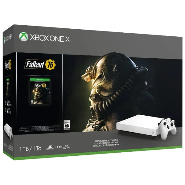 Игровая консоль Microsoft Xbox One X 1ТB + Fallout 76
