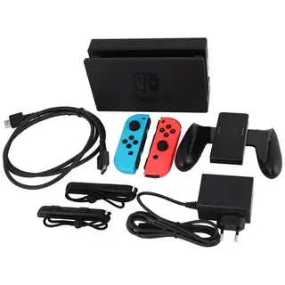 Игровая консоль Nintendo Switch (неоновый красный/неоновый синий) + Mario Kart 8 Deluxe