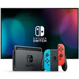 Игровая консоль Nintendo Switch (неоновый красный/неоновый синий) + Mario Kart 8 Deluxe - фото 8