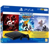 Игровая консоль Sony PlayStation 4 Slim CUH 2208B HZD CE/GTSII/R&C/PS+3M/PlayStation 4 1TB/RUS