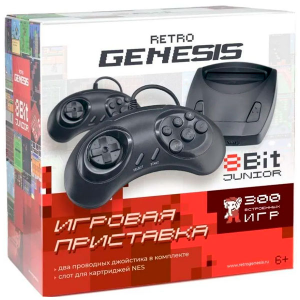 Игровая приставка Retro Genesis ZD-03 8 Bit Junior + 300 игр 