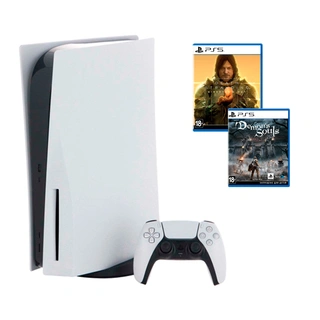 Игровая консоль Sony PlayStation 5 + Demon's Souls + Death Stranding Director’s Cut